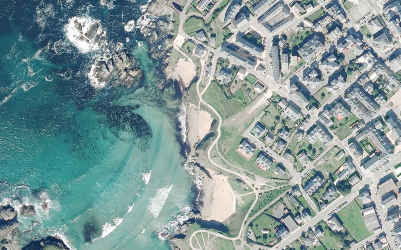 Playa de Las Furadas — спутник